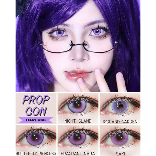 PROPCON Violet Purple - 1 Day Use Lens Cosplay Vibrant Contact Lens