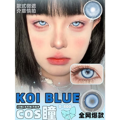 RECOLOOK Koi Blue - 1 Day Use Lens Cosplay Vibrant Contact Lens