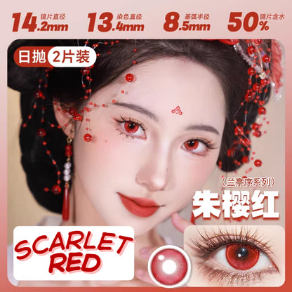 DOYA Red Pink - 1 Day Use Lens Cosplay Vibrant Contact Lens