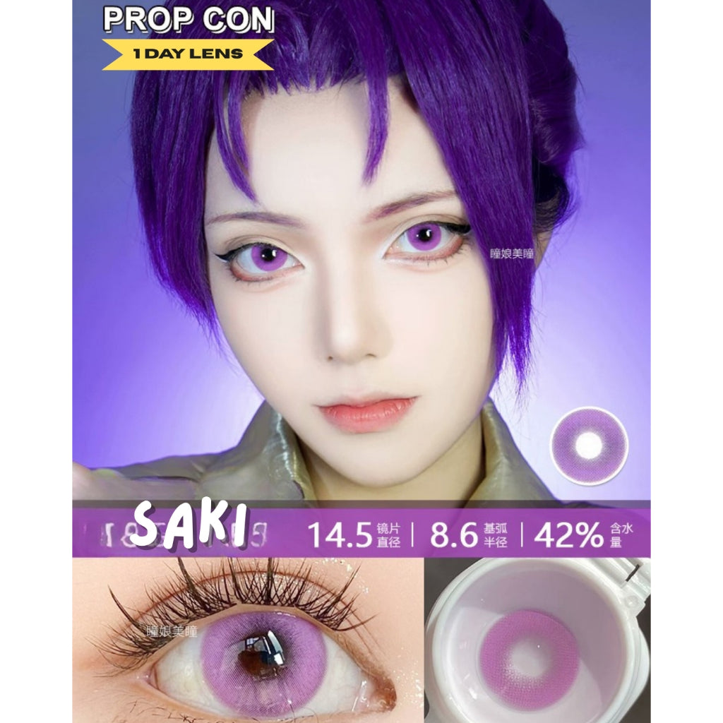 PROPCON Violet Purple - 1 Day Use Lens Cosplay Vibrant Contact Lens