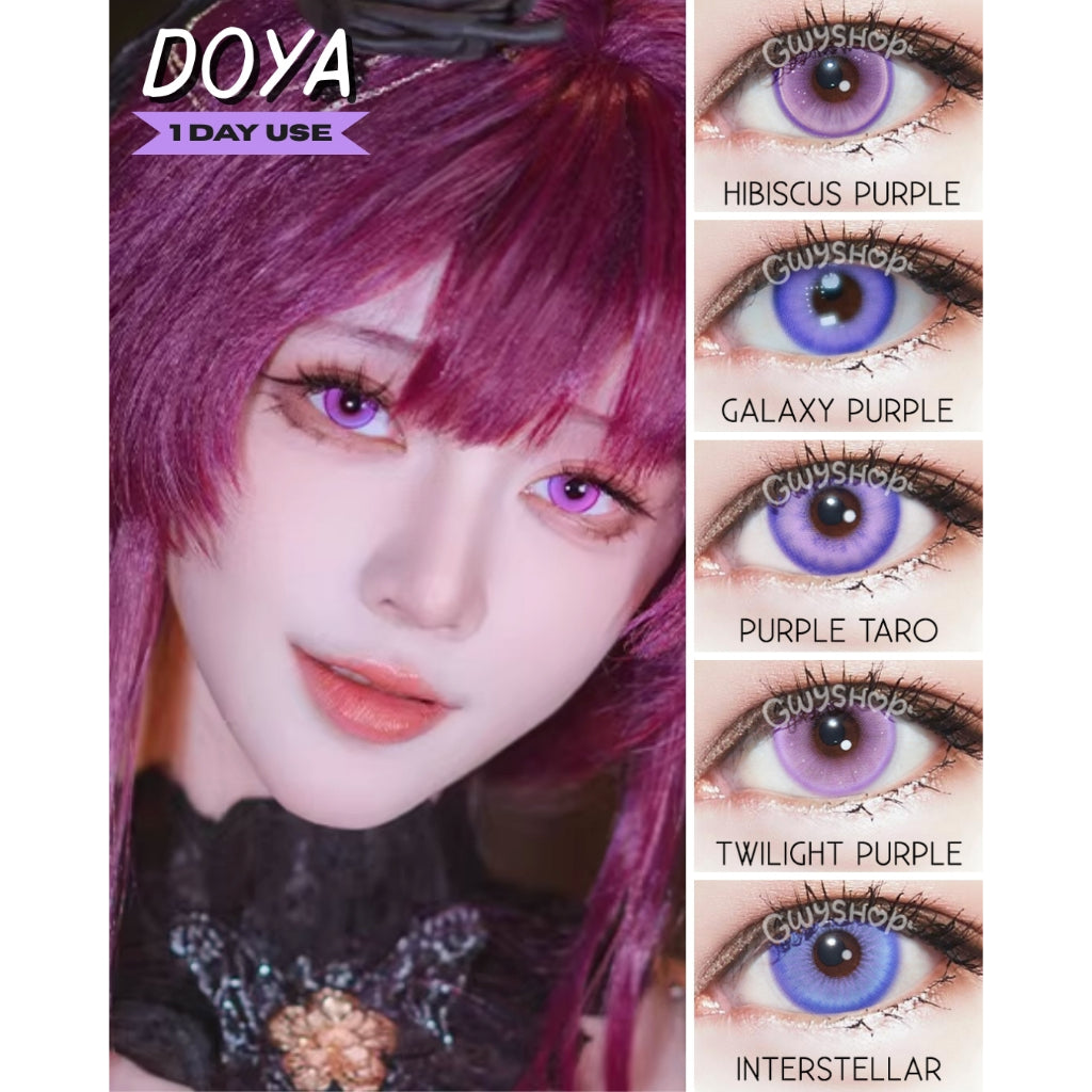 DOYA Violet Purple - 1 Day Use Lens Cosplay Vibrant Contact Lens