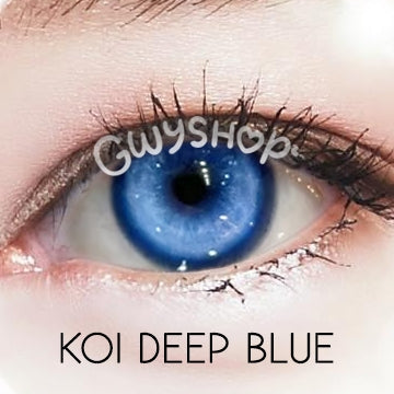 RECOLOOK Koi Deep Blue - 1 Day Use Lens Cosplay Vibrant Contact Lens