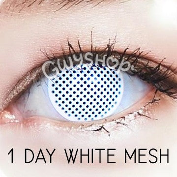 1 Day Use White Yellow Red Lens Cosplay Halloween Contact Lens