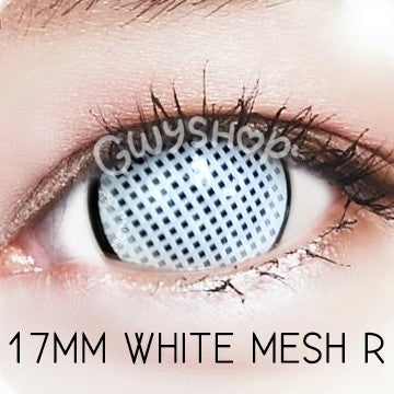 17mm WHITE MESH RIM Mini Sclera