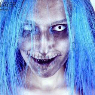 1 Day Use White Yellow Red Lens Cosplay Halloween Contact Lens