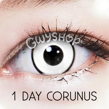 1 Day Use White Yellow Red Lens Cosplay Halloween Contact Lens