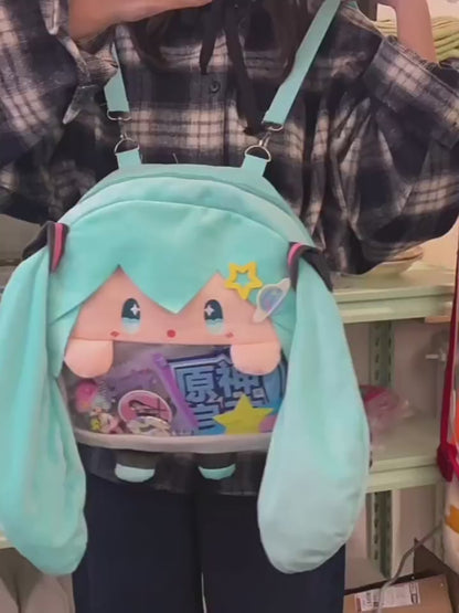 Kawaii Miku Plush Ita Bag